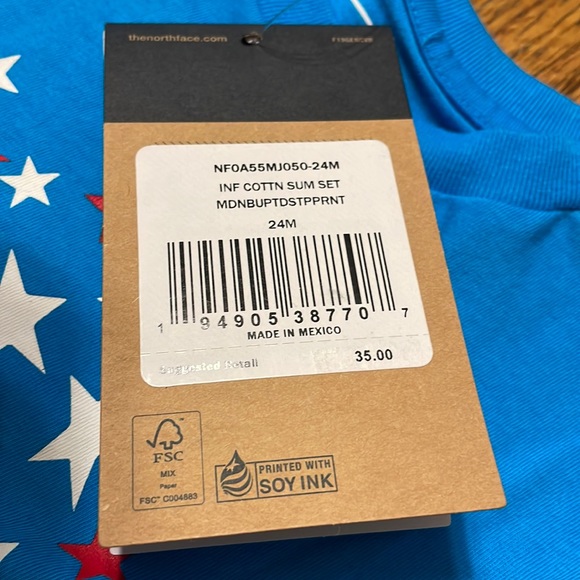 The North Face 2pc Cotton Summer Short Set - Picture 11 of 13